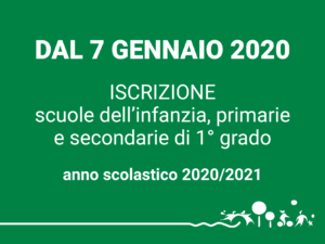 Iscrizioni scolastiche a.s. 2020/2021