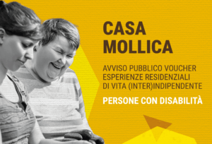 Casa Mollica – Avviso pubblico voucher per persone con disabilità